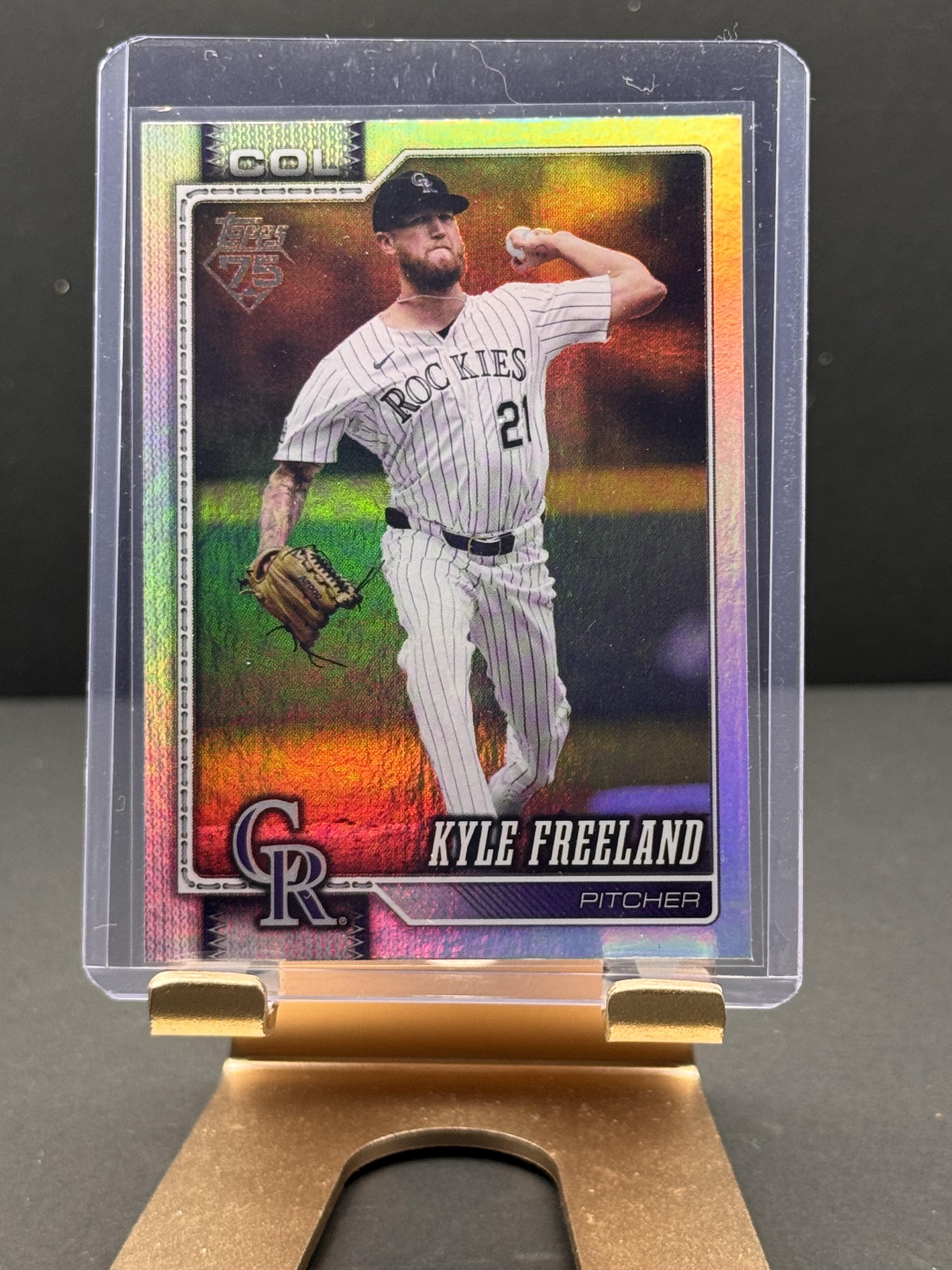2026 Topps #106 Kyle Freeland Rainbow Foil