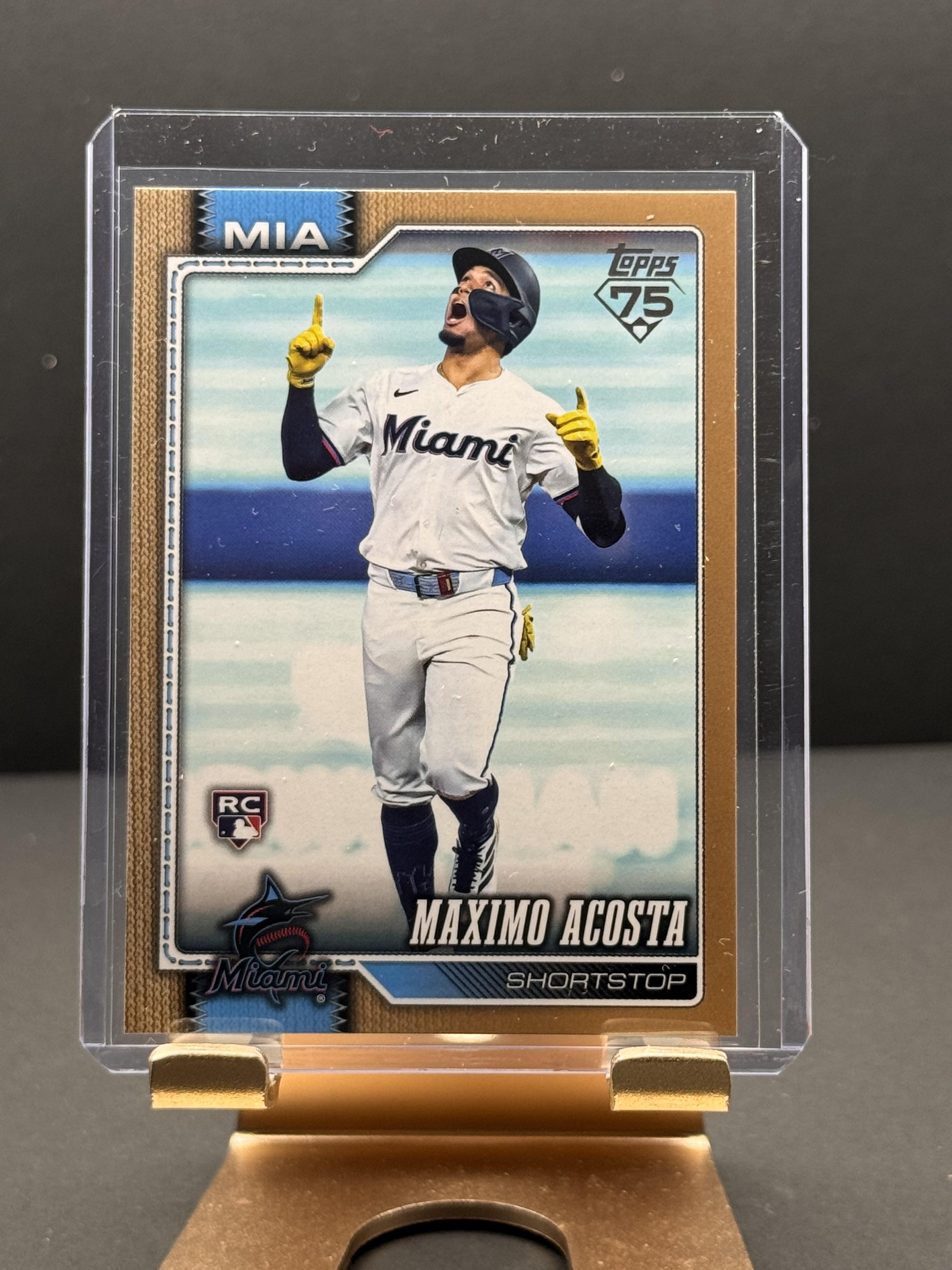 2026 Topps #172 Maximo Acosta Gold #/2026