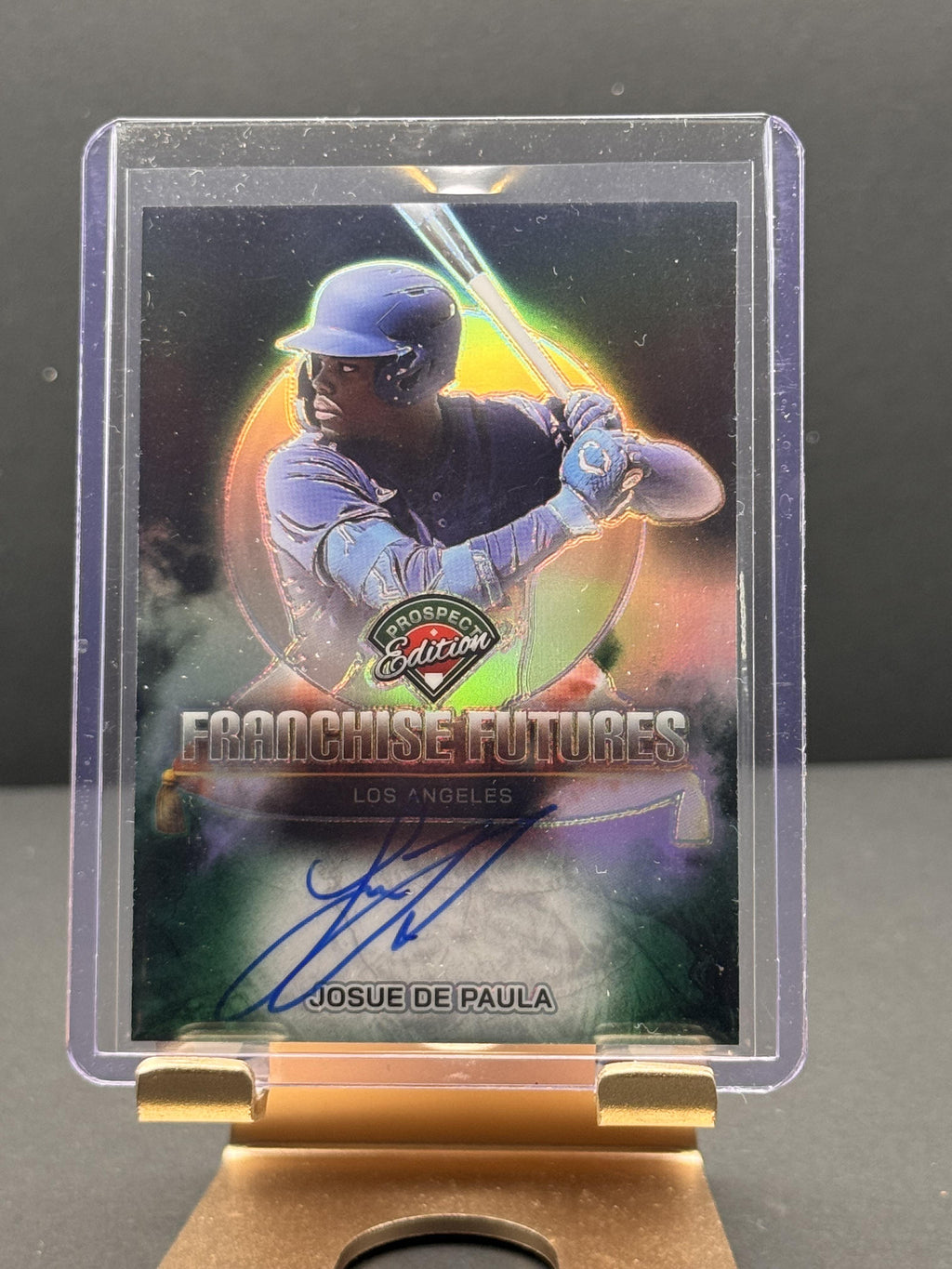 2025 Panini Prospect Edition Josue De Paula Franchise Futures Signatures - Green