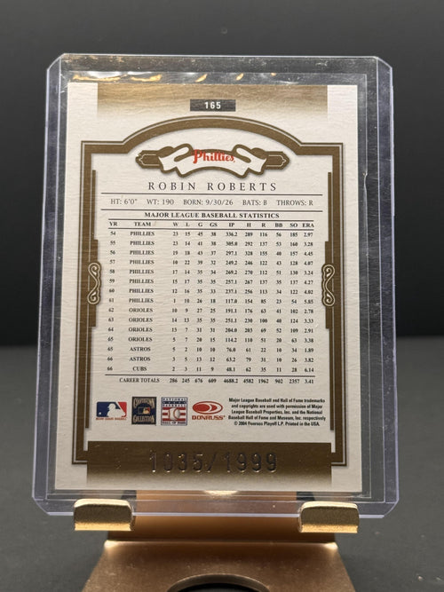 2004 Donruss Classics #165 Robin Roberts #/1999