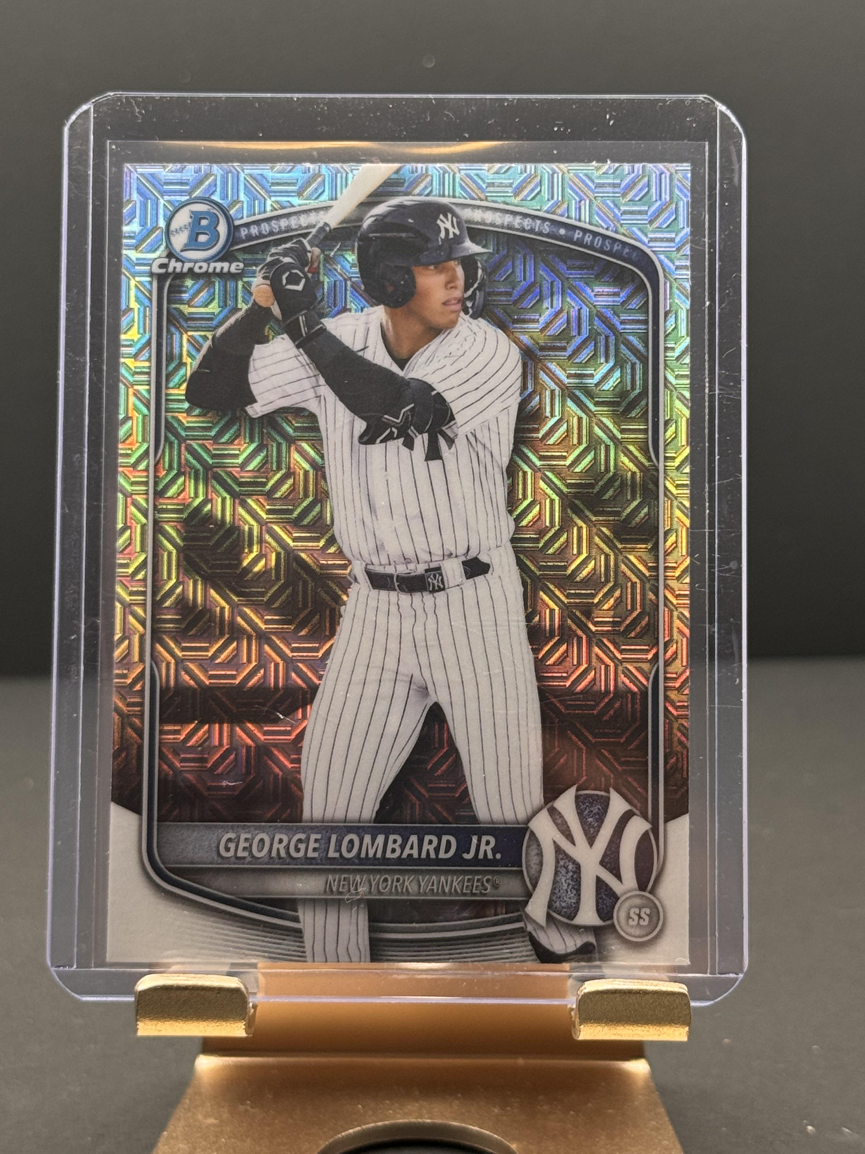 2025 Bowman Draft #BDC-43 George Lombard Jr. Chrome Mojo Refractor